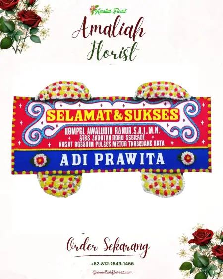 Papan Bunga Ucapan Selamat Cilumping